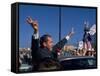 Presidential Nominee Richard Nixon Upon His Arrival in San Diego-Arthur Schatz-Framed Stretched Canvas