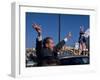 Presidential Nominee Richard Nixon Upon His Arrival in San Diego-Arthur Schatz-Framed Photographic Print