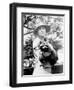 Presidential Pet, Mrs. Coolidge with Rebecca-Science Source-Framed Giclee Print