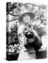 Presidential Pet, Mrs. Coolidge with Rebecca-Science Source-Stretched Canvas