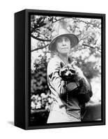 Presidential Pet, Mrs. Coolidge with Rebecca-Science Source-Framed Stretched Canvas