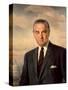 Presidential Portait of Lyndon Baines Johnson-Stocktrek Images-Stretched Canvas