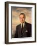 Presidential Portait of Lyndon Baines Johnson-Stocktrek Images-Framed Art Print