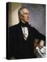 Presidential portrait of John Tyler, 10th U.S. President.-Vernon Lewis Gallery-Stretched Canvas