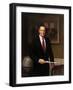 Presidential Portrait of President George H.W. Bush-Stocktrek Images-Framed Art Print