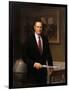 Presidential Portrait of President George H.W. Bush-Stocktrek Images-Framed Art Print