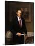 Presidential Portrait of President George H.W. Bush-Stocktrek Images-Mounted Art Print