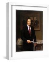 Presidential Portrait of President George H.W. Bush-Stocktrek Images-Framed Art Print