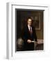 Presidential Portrait of President George H.W. Bush-Stocktrek Images-Framed Art Print