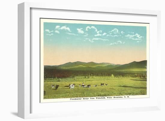 Presidential Range, White Mountains, New Hampshire-null-Framed Art Print