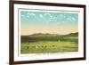 Presidential Range, White Mountains, New Hampshire-null-Framed Premium Giclee Print