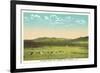 Presidential Range, White Mountains, New Hampshire-null-Framed Premium Giclee Print