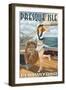 Presque Isle, Pennsylvania - Pinup Girl Sailing-Lantern Press-Framed Art Print