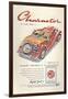 Press Advertisement for the MG Midget, 1950s-Laurence Fish-Framed Giclee Print