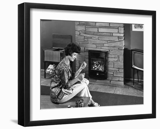 Press Advertisment for British Coal, May 1966-Michael Walters-Framed Photographic Print