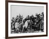 Press and Newsreel Long-Focus Cameras are Trained on the Royal Box at Ascot-null-Framed Photographic Print