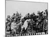 Press and Newsreel Long-Focus Cameras are Trained on the Royal Box at Ascot-null-Mounted Photographic Print