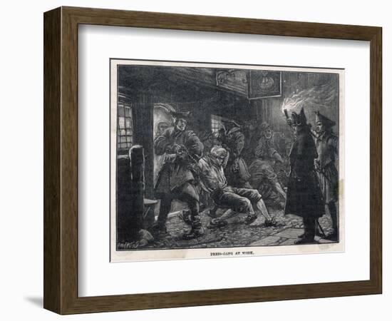 Press-Gang at Work-Paul Hardy-Framed Art Print