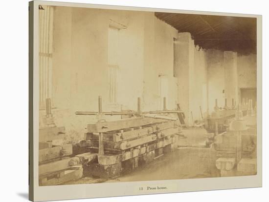 Press house, 1877-Oscar Jean Baptiste Mallitte-Stretched Canvas