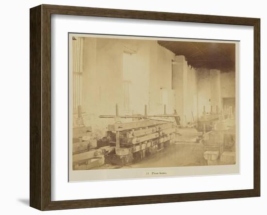 Press house, 1877-Oscar Jean Baptiste Mallitte-Framed Giclee Print