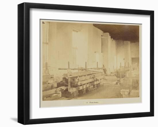 Press house, 1877-Oscar Jean Baptiste Mallitte-Framed Giclee Print