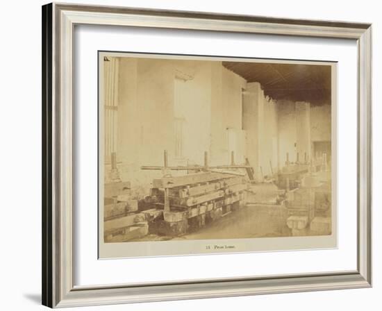 Press house, 1877-Oscar Jean Baptiste Mallitte-Framed Giclee Print