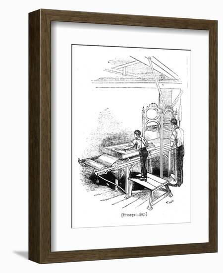 Press-Printing-null-Framed Giclee Print