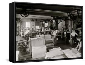 Press, Richmond Backus Co., Detroit, Mich.-null-Framed Stretched Canvas