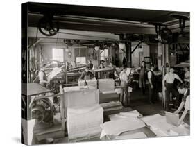 Press, Richmond Backus Co., Detroit, Mich.-null-Stretched Canvas