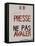 Presse : ne pas avaler-null-Framed Stretched Canvas