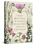 Pressed Floral Quote III-null-Stretched Canvas