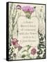 Pressed Floral Quote III-null-Framed Stretched Canvas