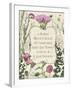 Pressed Floral Quote III-null-Framed Art Print