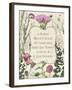 Pressed Floral Quote III-null-Framed Art Print