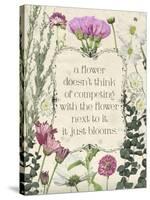 Pressed Floral Quote III-null-Stretched Canvas