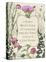 Pressed Floral Quote III-null-Stretched Canvas