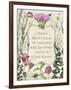 Pressed Floral Quote III-null-Framed Art Print