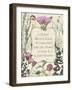 Pressed Floral Quote III-null-Framed Art Print