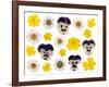 Pressed Flowers-Iwona Grodzka-Framed Art Print
