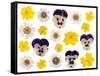 Pressed Flowers-Iwona Grodzka-Framed Stretched Canvas