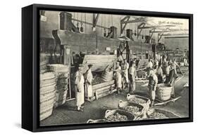 Pressing the Grapes, Moet et Chandon-null-Framed Stretched Canvas