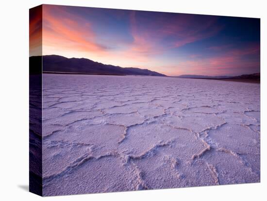 Pressure Ridges in the Salt Pan Near Badwater, Death Valley National Park, California, USA-Darrell Gulin-Stretched Canvas