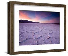 Pressure Ridges in the Salt Pan Near Badwater, Death Valley National Park, California, USA-Darrell Gulin-Framed Photographic Print