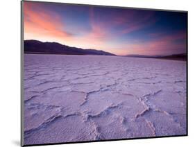 Pressure Ridges in the Salt Pan Near Badwater, Death Valley National Park, California, USA-Darrell Gulin-Mounted Photographic Print