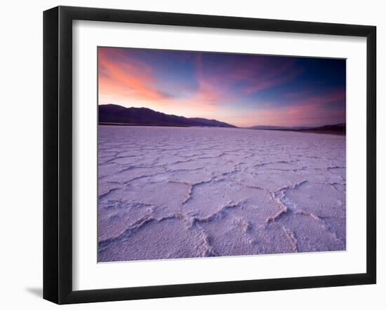 Pressure Ridges in the Salt Pan Near Badwater, Death Valley National Park, California, USA-Darrell Gulin-Framed Photographic Print