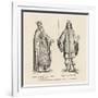 Prester John Legendary Christian King and Priest of the Middle Ages Pictured Here with His Page-null-Framed Art Print