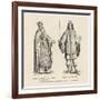 Prester John Legendary Christian King and Priest of the Middle Ages Pictured Here with His Page-null-Framed Art Print