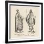 Prester John Legendary Christian King and Priest of the Middle Ages Pictured Here with His Page-null-Framed Art Print