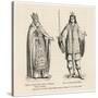 Prester John Legendary Christian King and Priest of the Middle Ages Pictured Here with His Page-null-Stretched Canvas