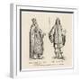 Prester John Legendary Christian King and Priest of the Middle Ages Pictured Here with His Page-null-Framed Art Print